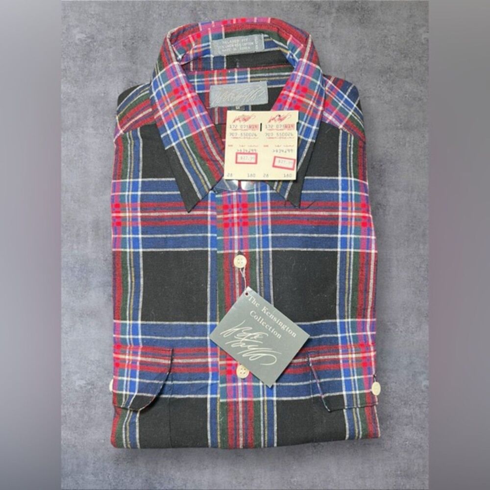 Vintage Lord & Taylor Kensington Collection Plaid Shirt